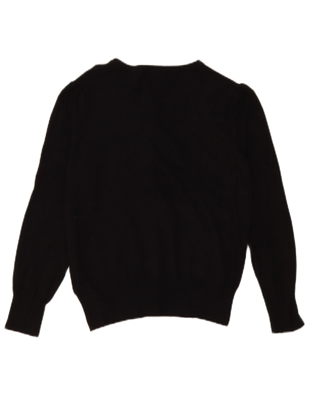 Marks & Spencer Dame Cardigan Sweater UK 14 Medium Black Viscose