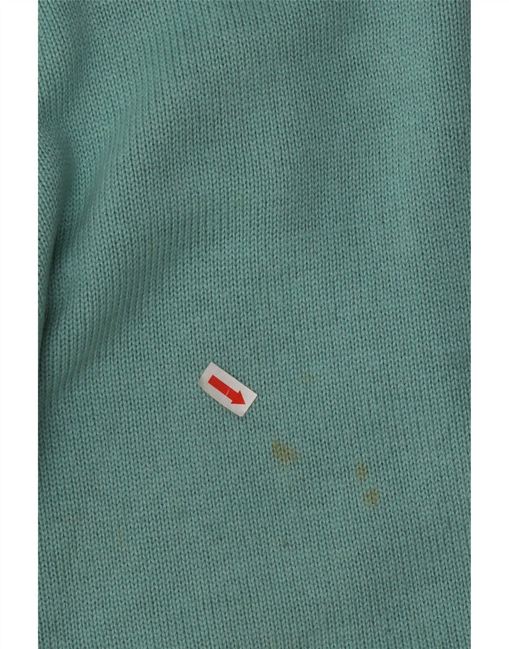 Calvin Klein Herre Zip Neck Jumper Sweater 2XL Blå Bomuld