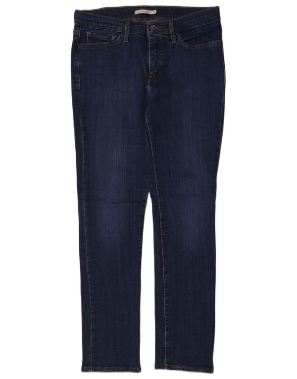 Levi's Womens 312 Shaping Slim Jeans W31 L31 Marineblå