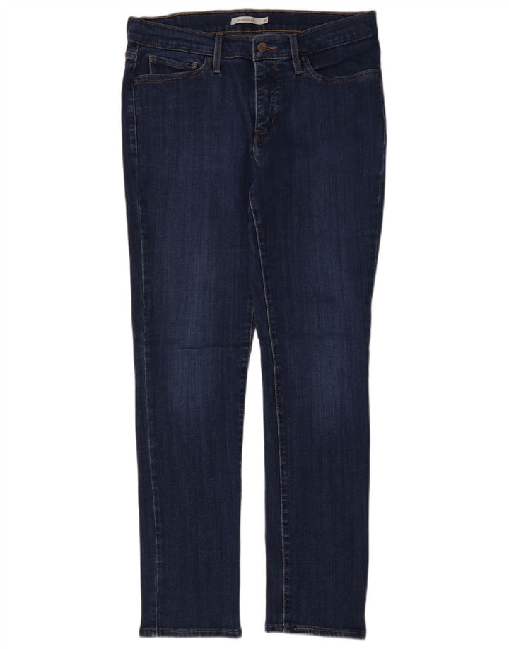 Levi's Womens 312 Shaping Slim Jeans W31 L31 Marineblå