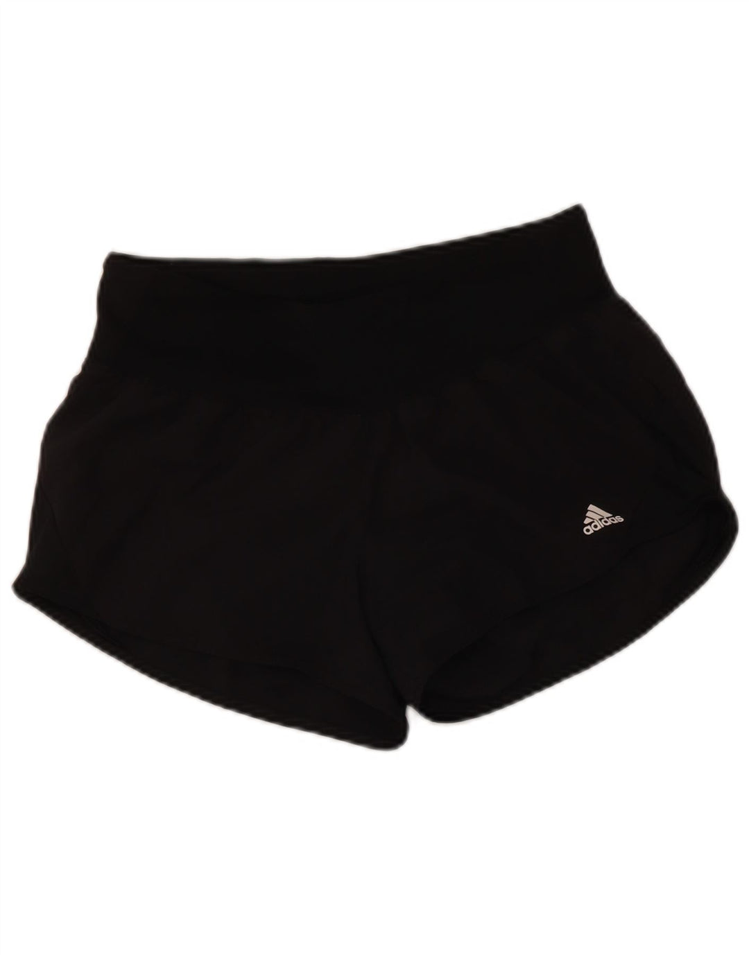 Adidas sportsshorts til kvinder UK 10 Small Black Polyester