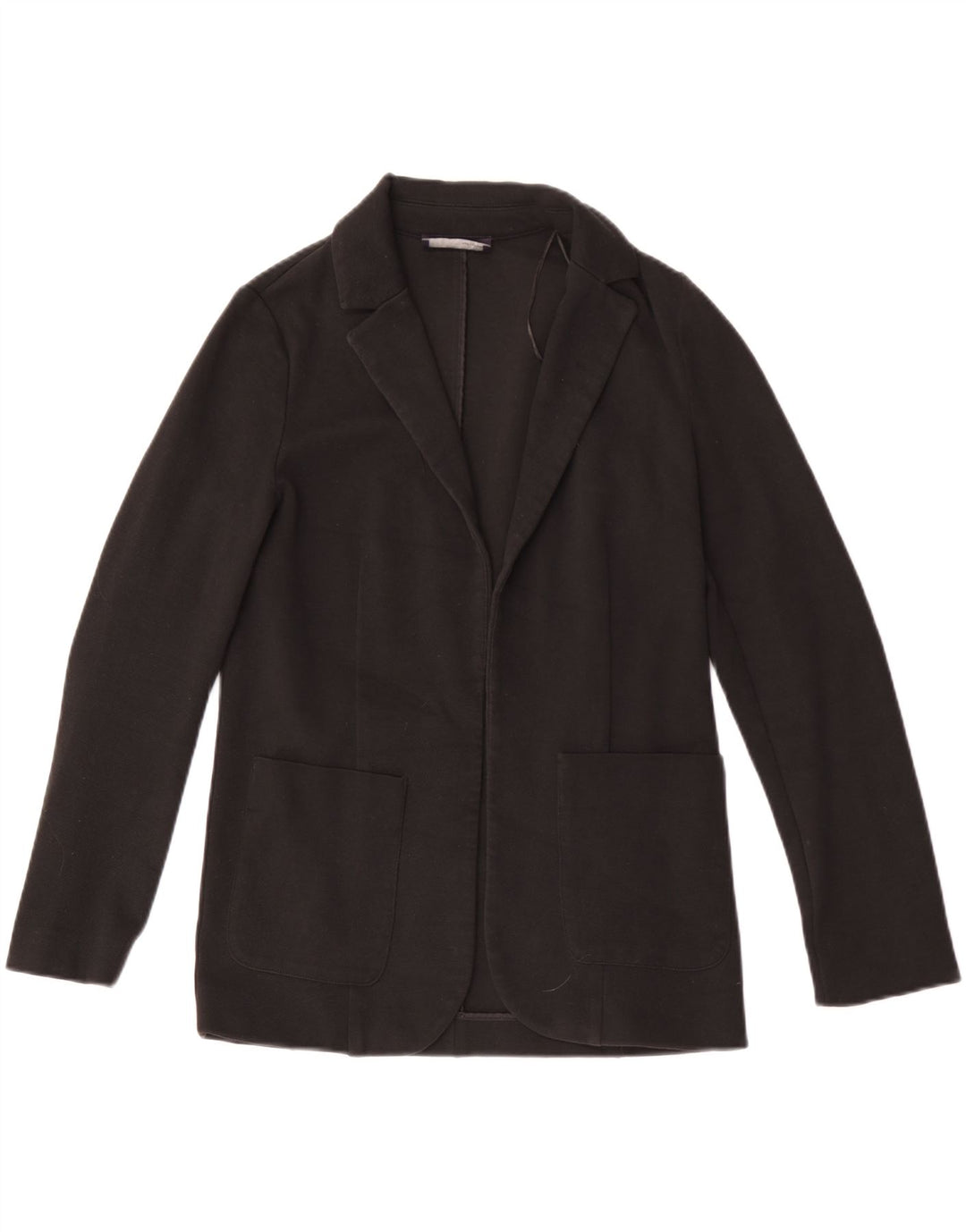 Marks & Spencer Womens Open Blazer Jacket UK 6 XS Sort Polyester