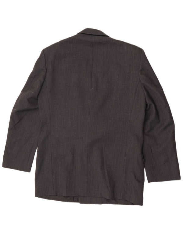 Marks & Spencer Herre Double Breasted Blazer Jacket UK 38 Medium Grey