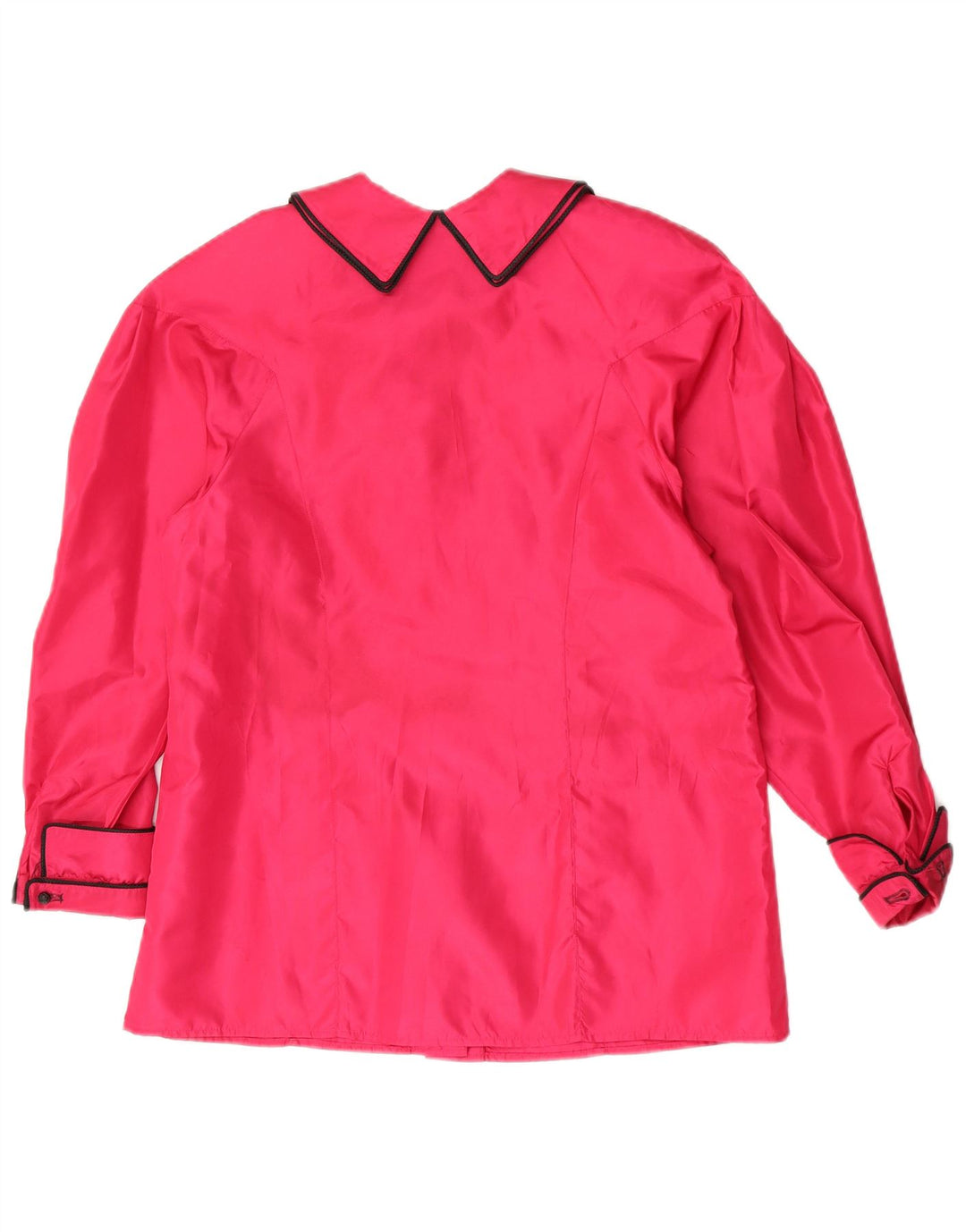 Lutz Teutloff Dameskjortebluse UK 14 Stor Pink Polyester