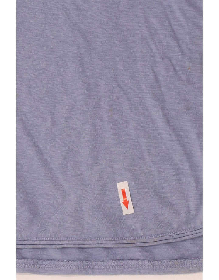 White Stuff Dame Top Langærmet UK 12 Medium Blue Bomuld