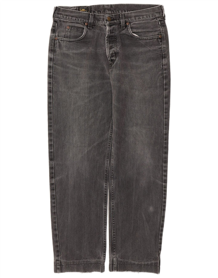 LEE Herre Chicago Straight Jeans W33 L29 Grå Bomuld