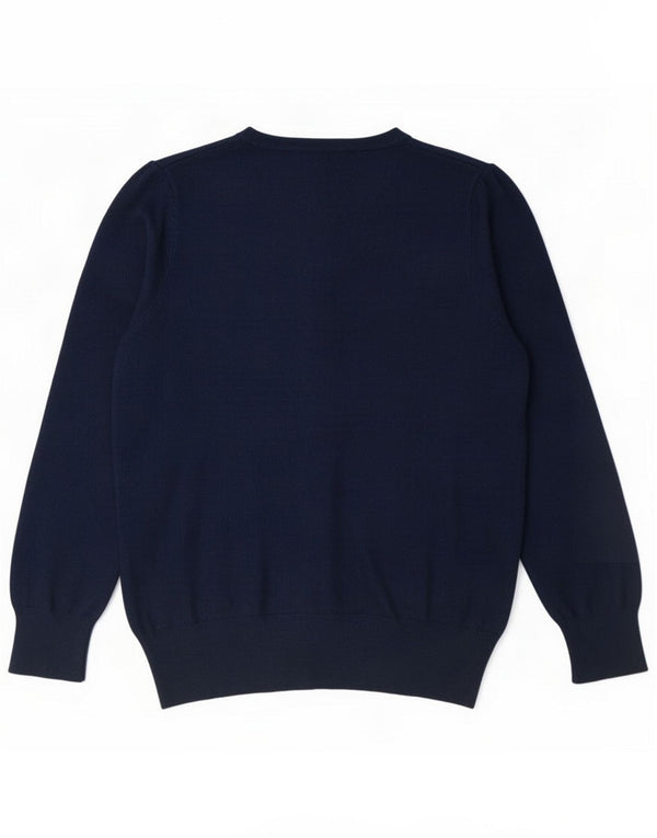 Marks & Spencer Womens Cardigan Sweater UIK 12 Medium Navy Blue