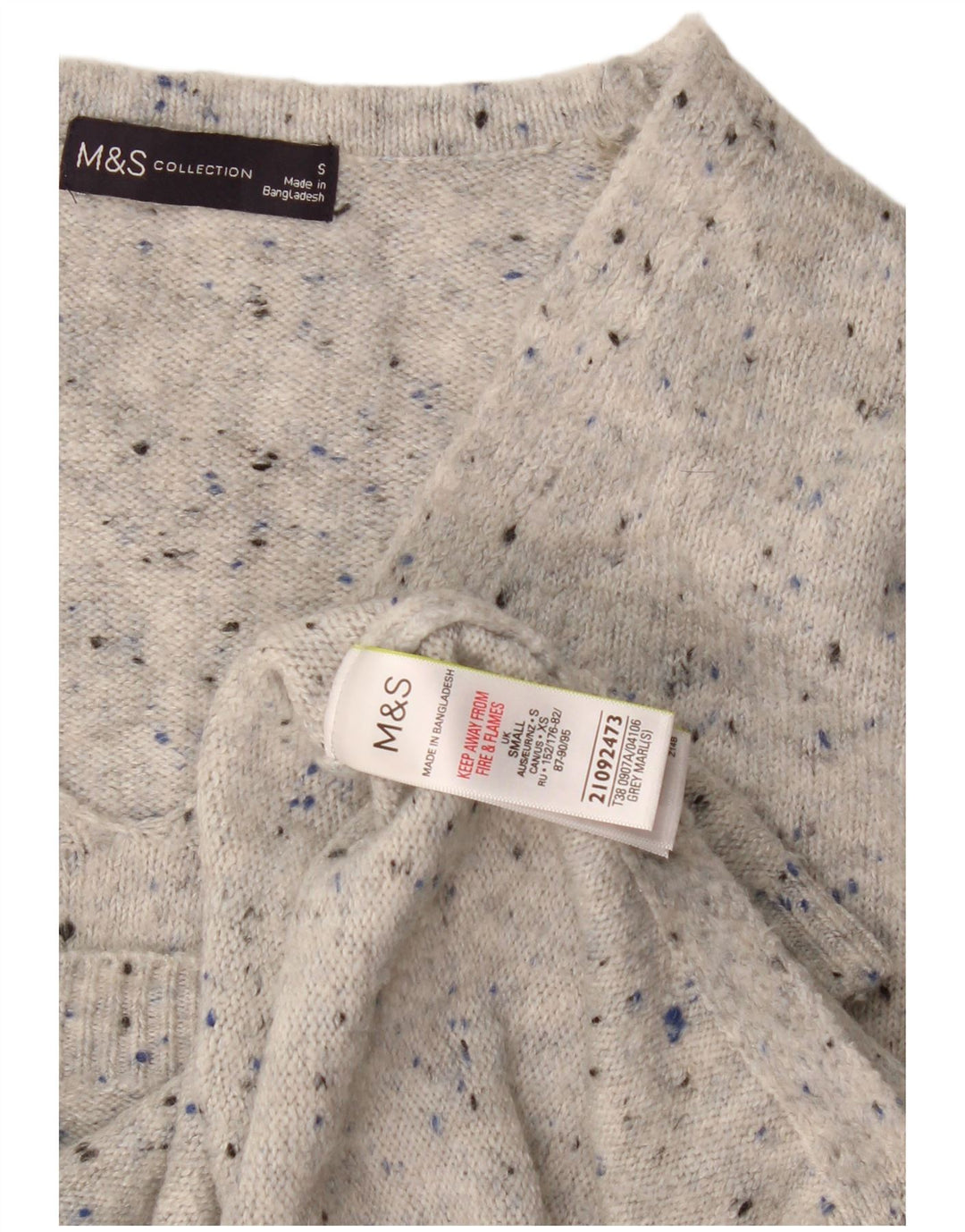 Dame oversized V-hals sweater UK 10 Small