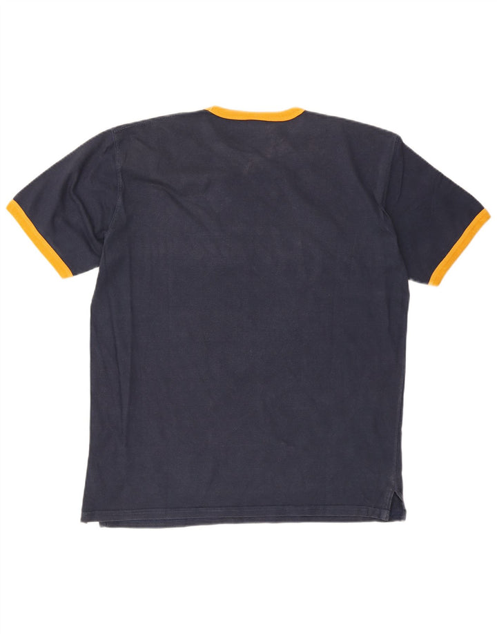 Converse Grafisk T-shirt top til mænd XL marineblå bomuld