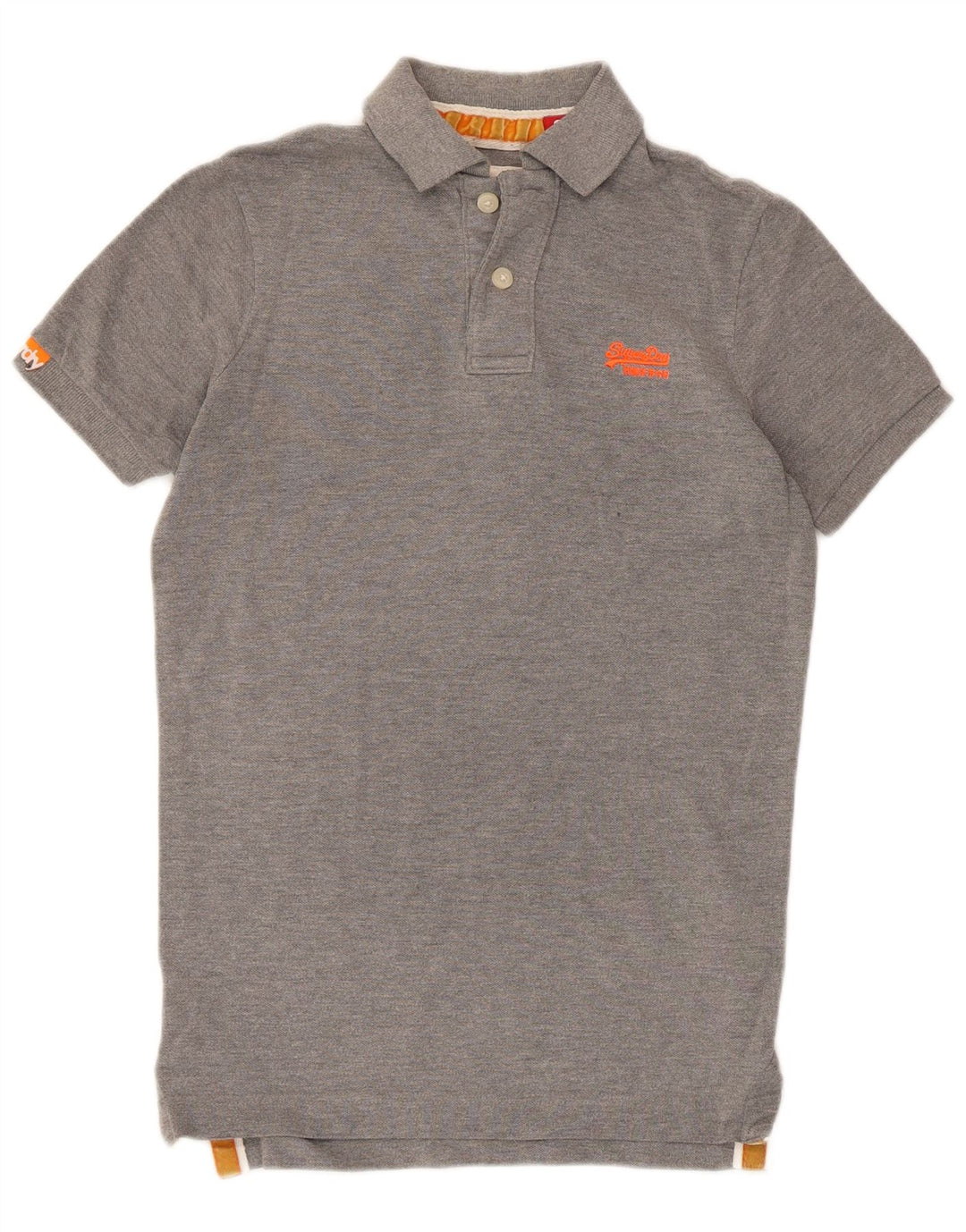 Superdry herre poloshirt lille grå bomuld