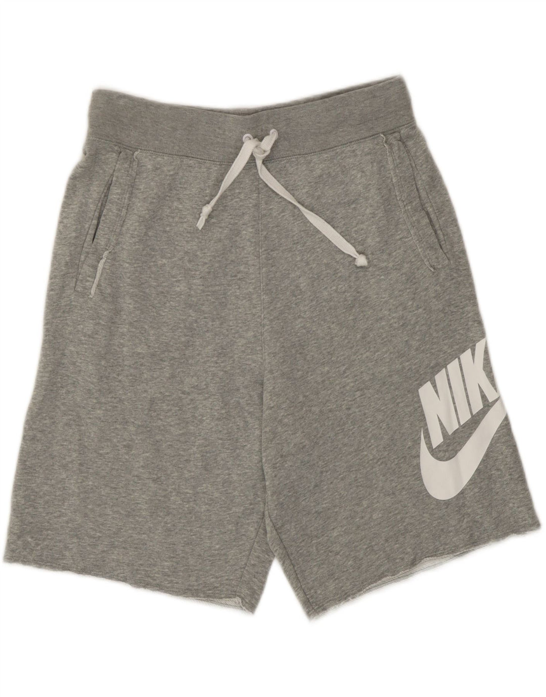 Nike grafiske sportsshorts til mænd, små grå bomuld