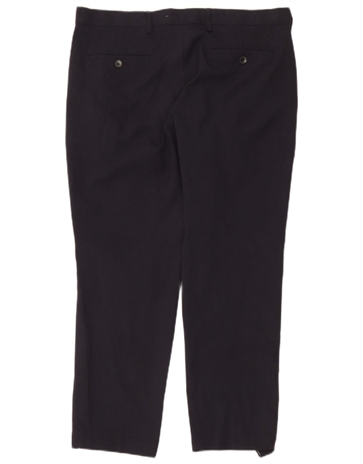 Marks & Spencer Herre Regular Fit Chinobukser W36 L27 Marineblå polyester