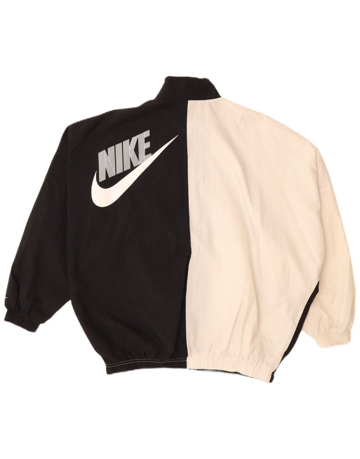 NIKE Herre Loose Fit Grafisk træningsdragt Topjakke Medium Sort Colourblock