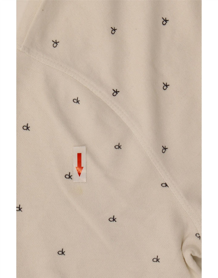 Calvin Klein Jeans Poloskjorte til mænd Stor hvid plettet