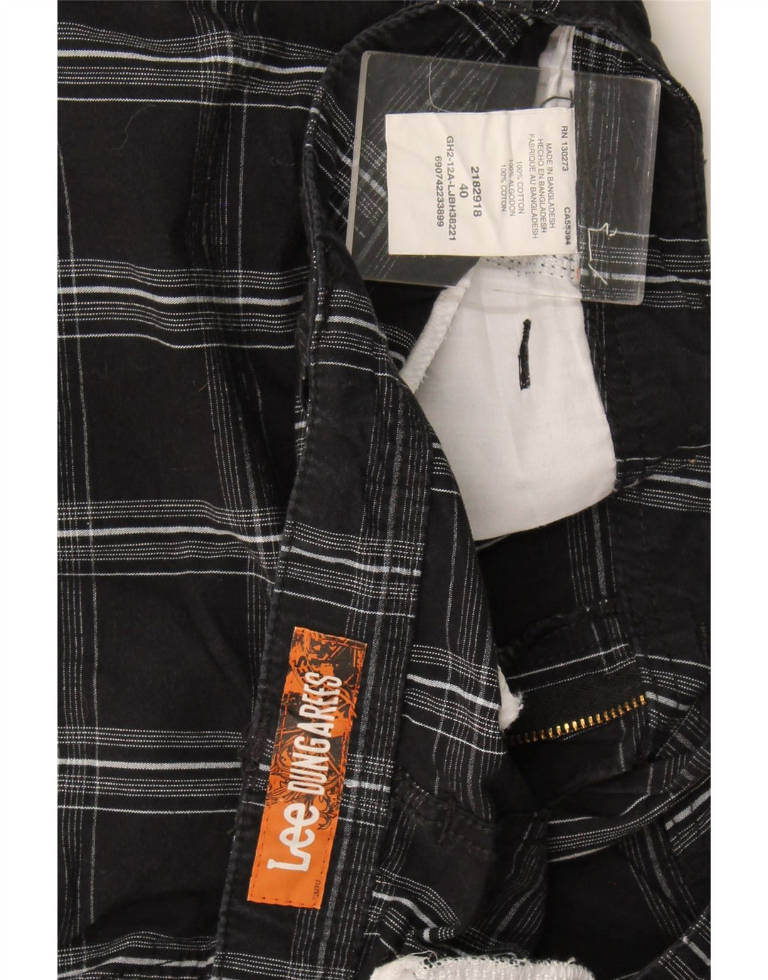 Lee Herre Cargo Shorts W40 XL sort ternet bomuld