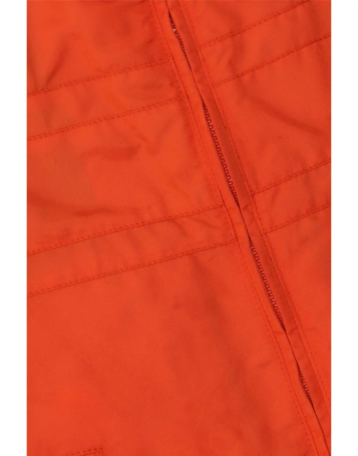 Hugo Boss Herre Crop Bomber Jacket EU 52 XL Orange Polyamid