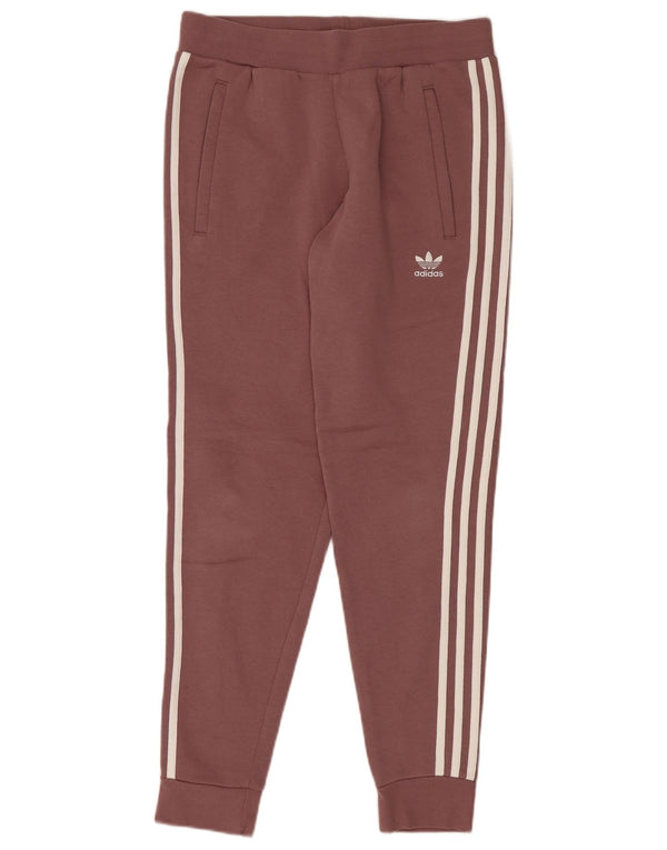 Adidas Dame træningsdragt Bukser Joggers UK 10 Small Pink Bomuld