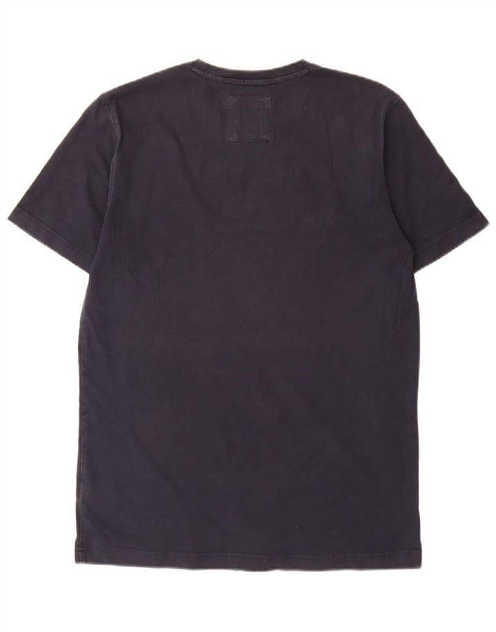 Crew Clothing Herre T-Shirt Top Medium Sort Bomuld Klassisk