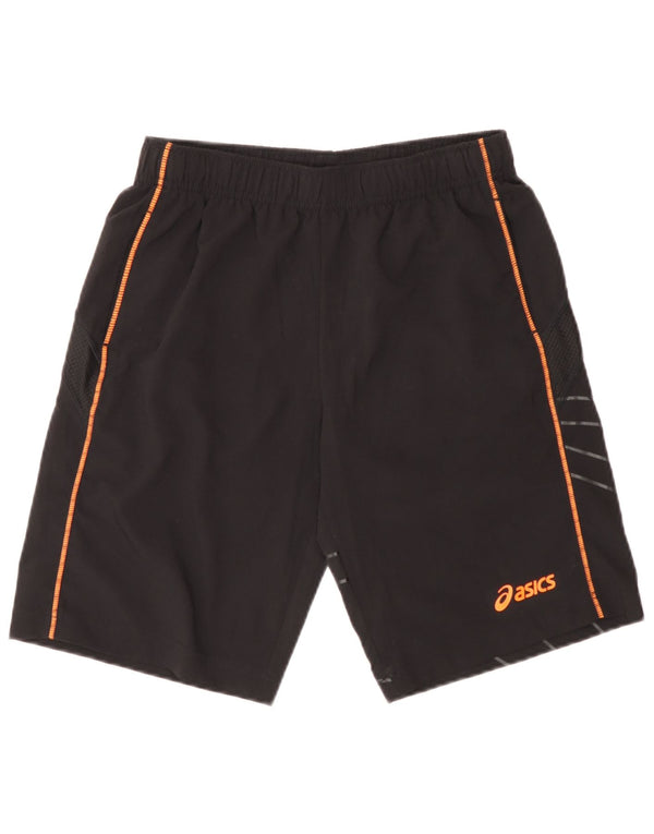 Asics Boys Sports Shorts 13-14 År Sort Polyester