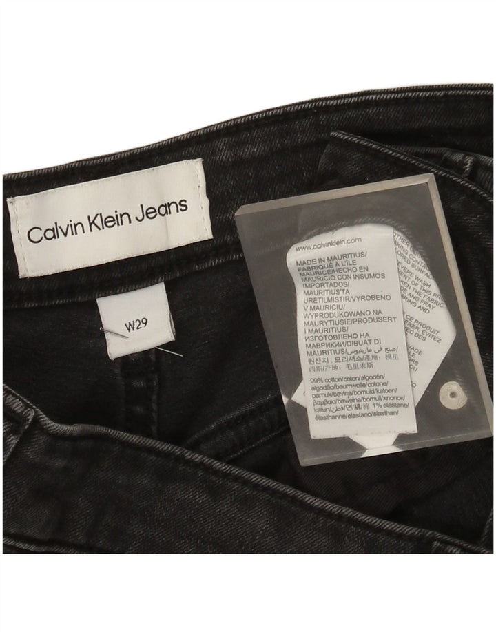 Calvin Klein denimshorts til kvinder W29 Mellem sort bomuld