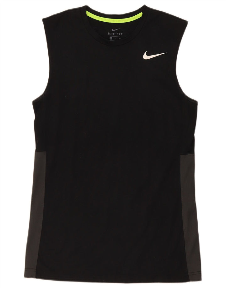Nike Herre Dri Fit Vest Top Lille Sort Colourblock