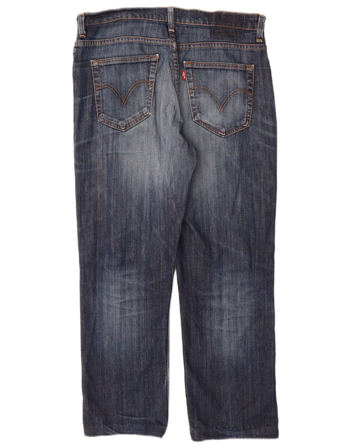 Levi's Straight Jeans til mænd W33 L30 blå bomuld