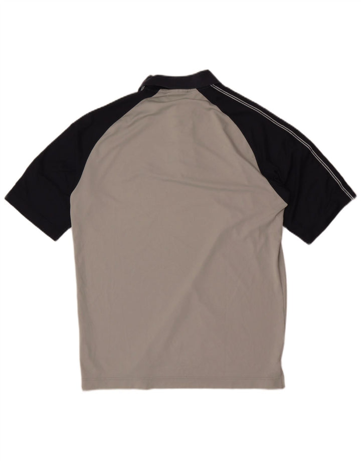 Sergio Tacchini herre poloshirt, stor grå farveblok