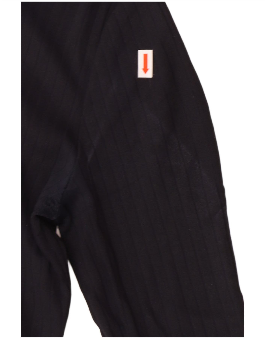 CALVIN KLEIN JEANS Dame Top Langærmet UK 12 Medium Navy Blue Polyamid