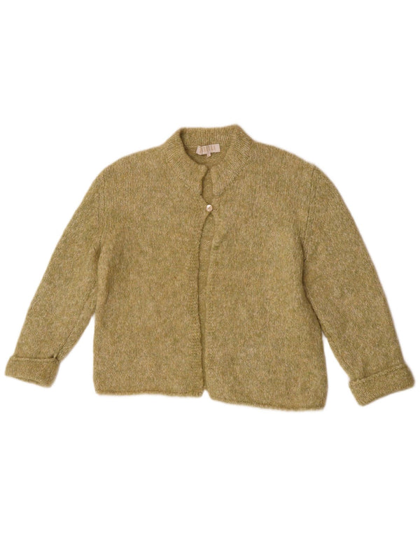 Marella Dame Cardigan Sweater UK 14 Large Green Mohair