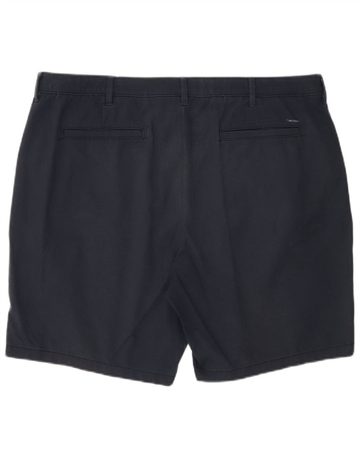 Calvin Klein chinoshorts til mænd W40 XL marineblå bomuld