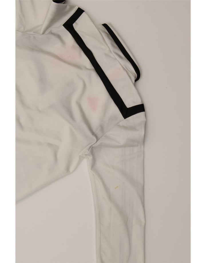 ADIDAS Boys Juventus Graphic Tracksuit Top Jacket 7-8 Years Off White Vintage Adidas and Second-Hand Adidas from Messina Hembry 