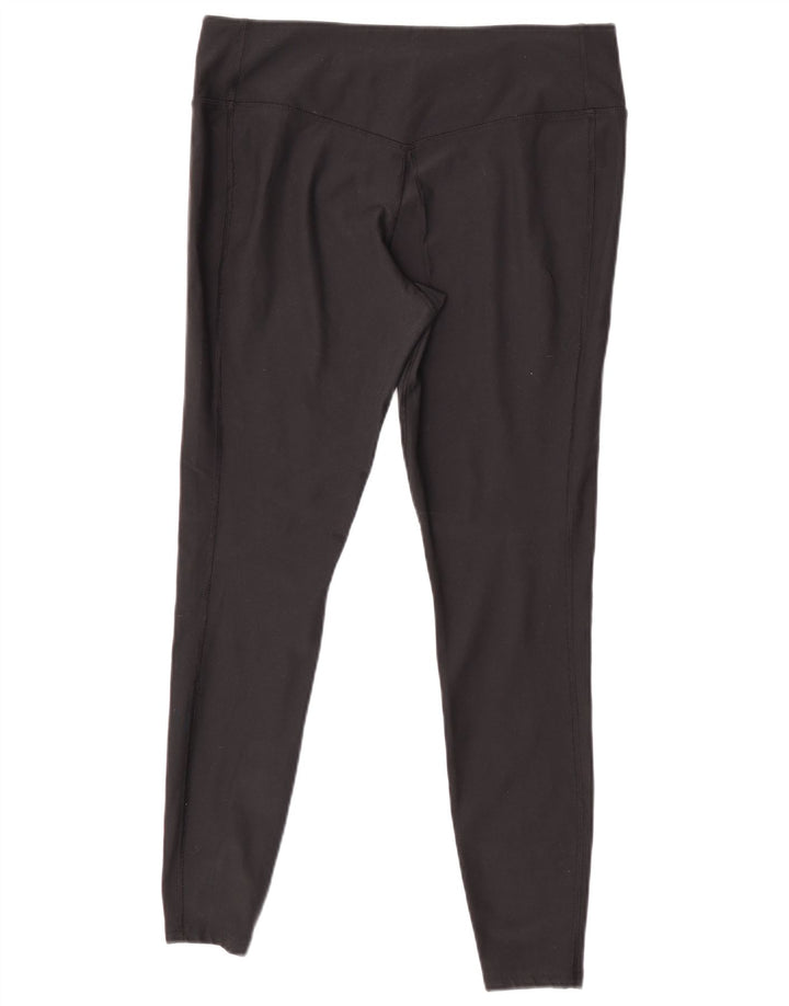 Nike Dame Dri Fit Leggings UK 18 XL Sort Polyester