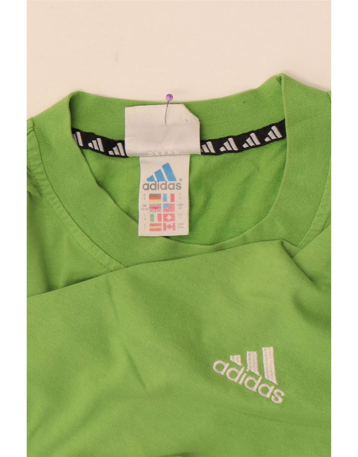 Adidas Herre T-Shirt Top UK 40/42 Medium Green