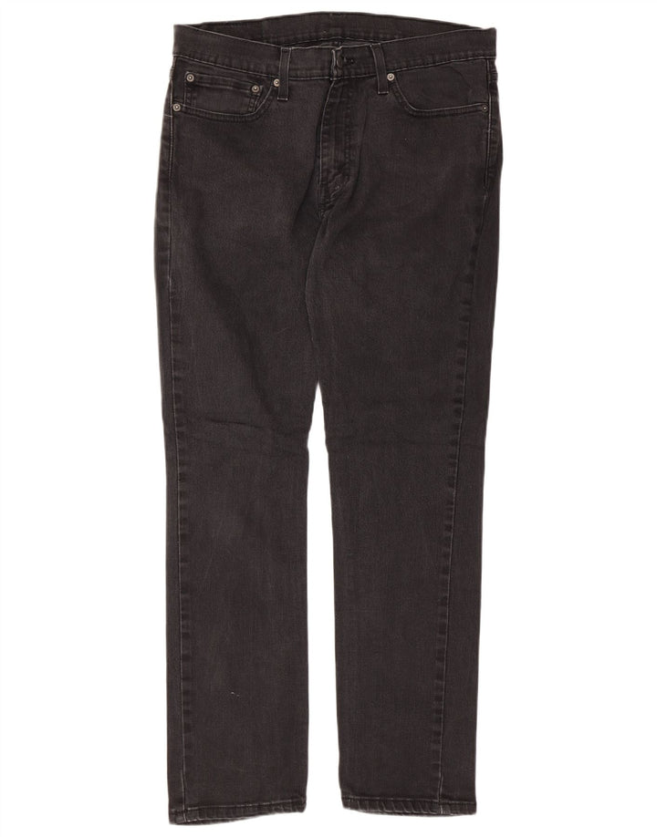 Levi's Herre 511 Slim Tapered Jeans W34 L30 Sort Bomuld