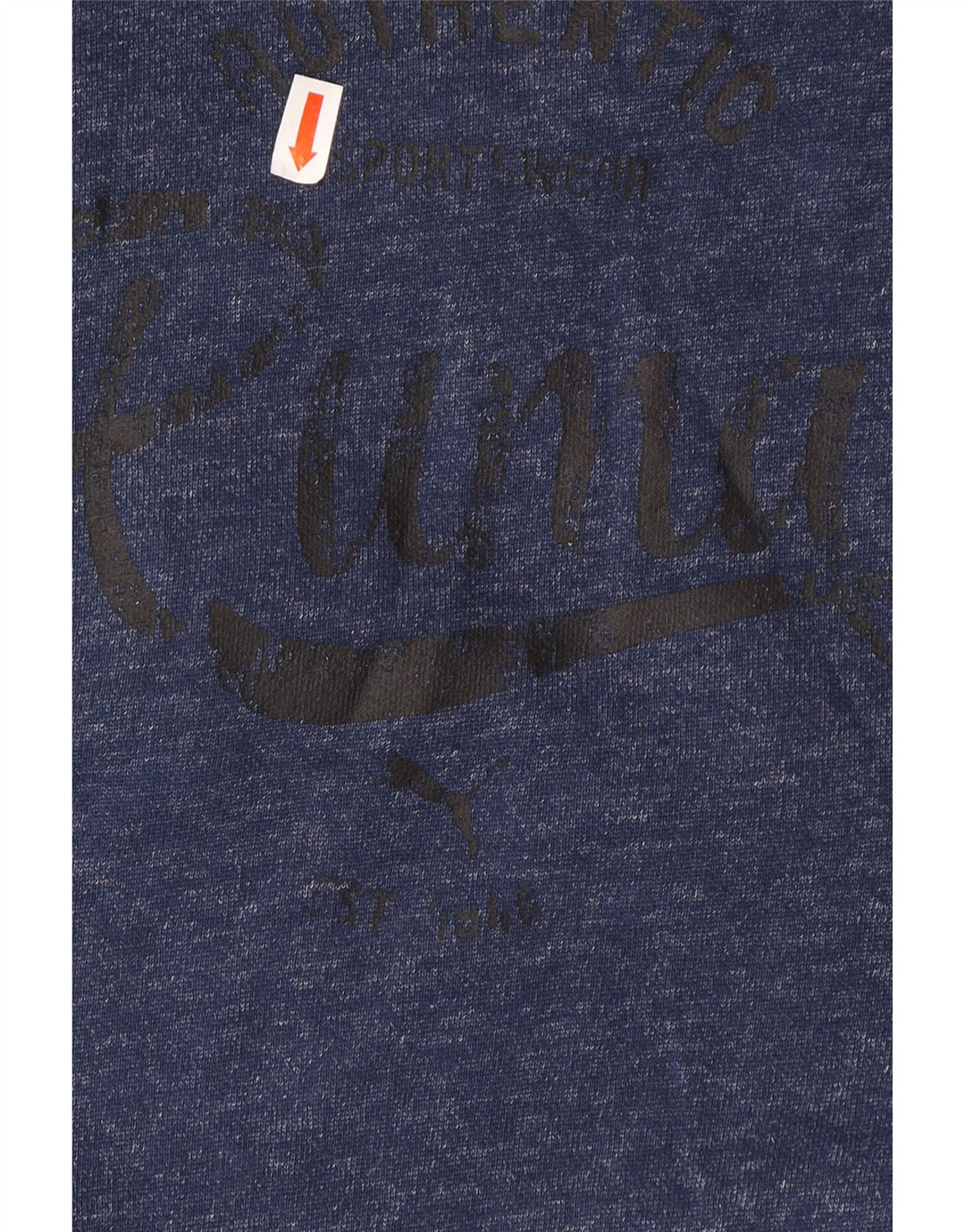 PUMA Oversized hættetrøje til kvinder UK 12 Medium Navy Blue Flecked