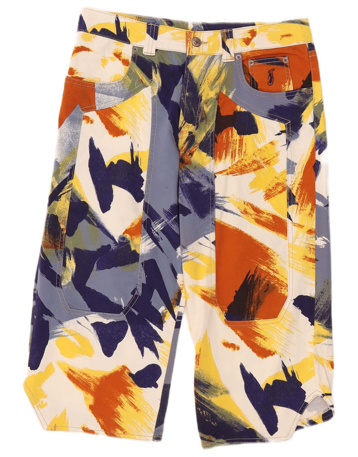 Jeckerson Bermuda Shorts til kvinder W33 Medium Flerfarvet Tie Dye Bomuld