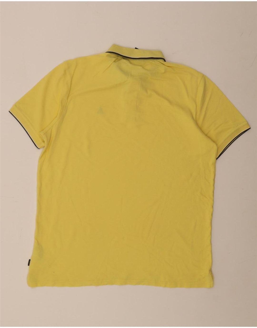 MUSTO Poloshirt til mænd Stor gul bomuld