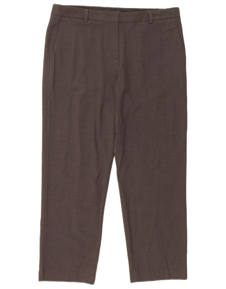 Marks & Spencer Straight Cropped bukser til kvinder W34 L26 Grå
