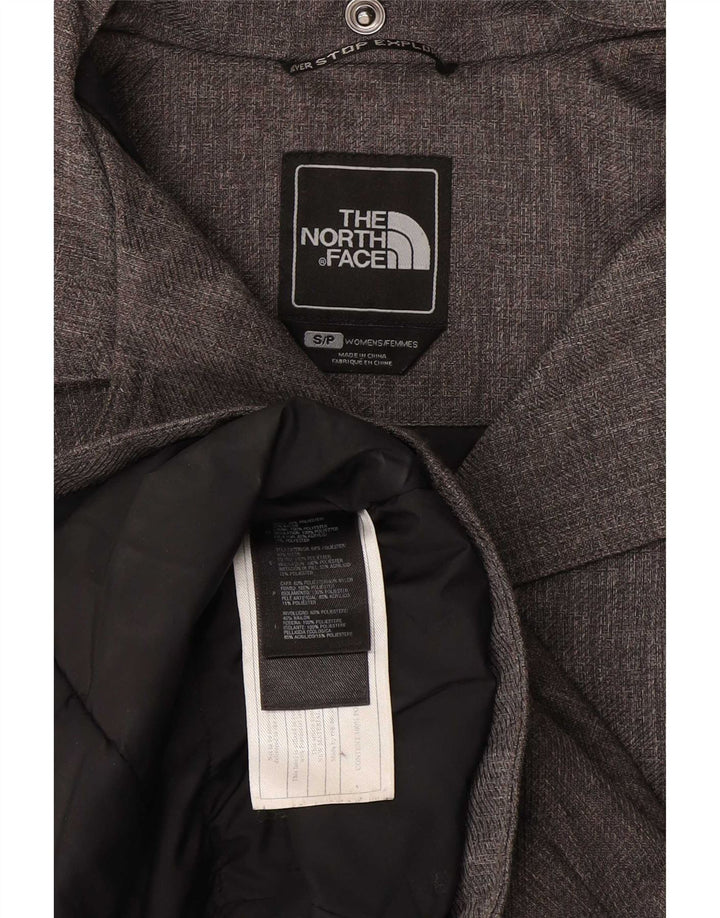 The North Face Dame Dobbeltradet Frakke UK 10 Lille Grå Polyester