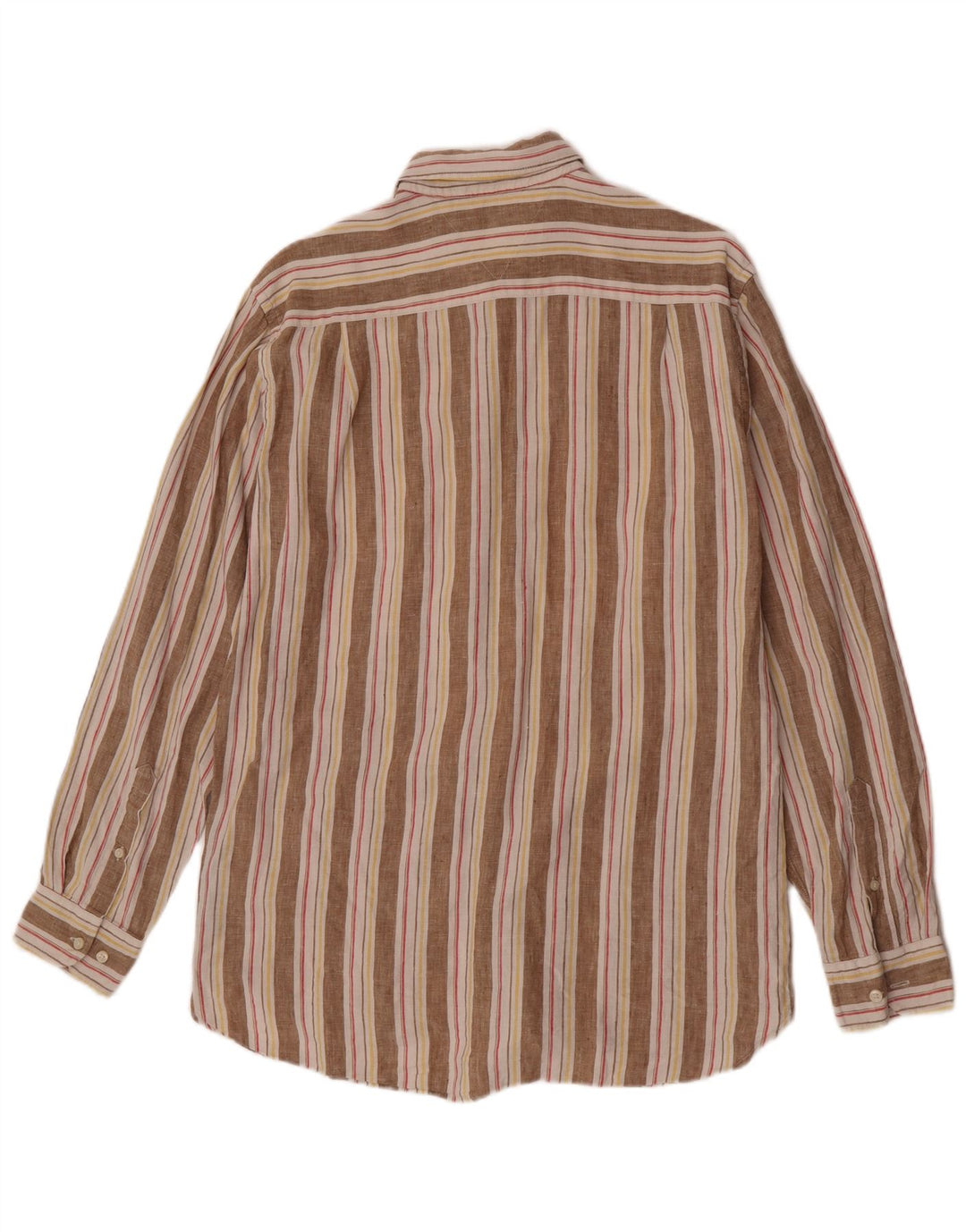 Tommy Hilfiger Herreskjorte Medium Beige Stribet hør