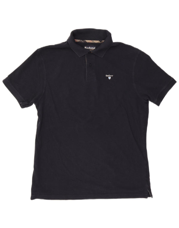 Barbour herre poloshirt XL marineblå bomuld