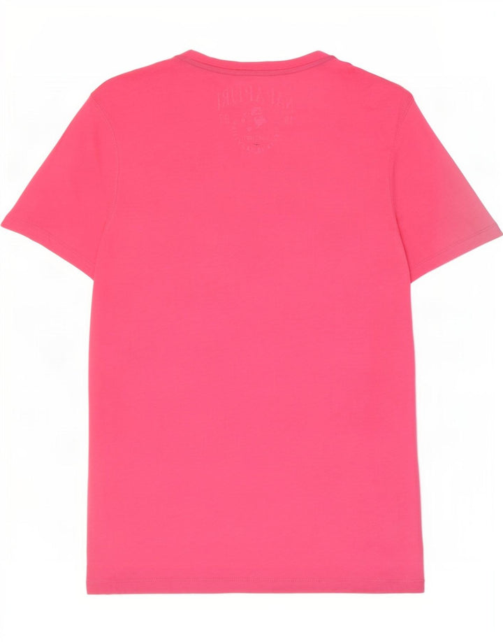 Napapijri Herre grafisk T-shirt Top Stor Pink