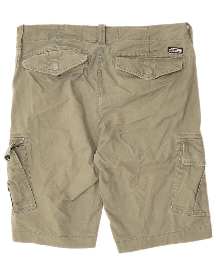Superdry Herre Cargo Shorts W32 Medium Khaki Bomuld