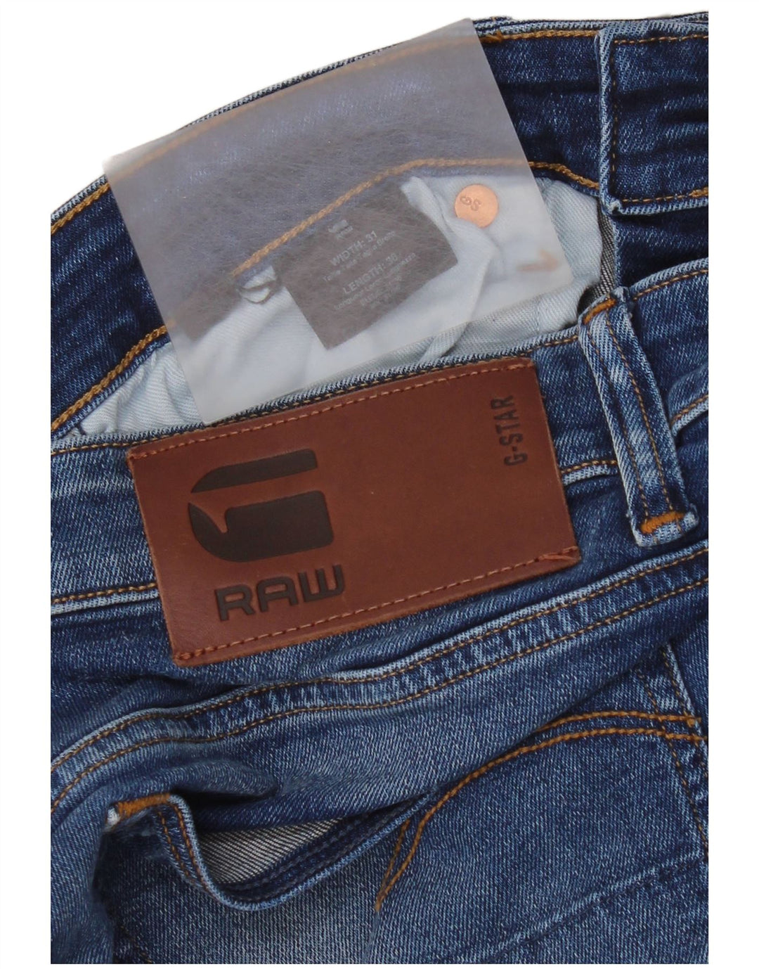 G-Star Herre 3301 Slim Jeans W31 L36 Blå