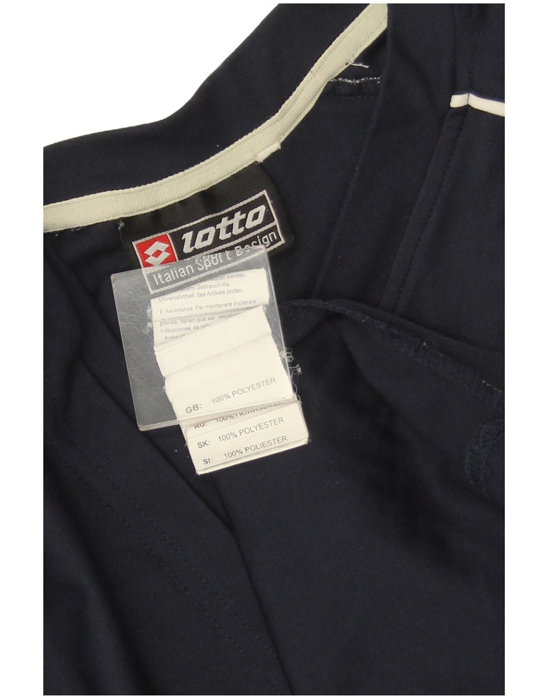 Lotto Herre T-Shirt Top 2XL Navy Blue Polyester