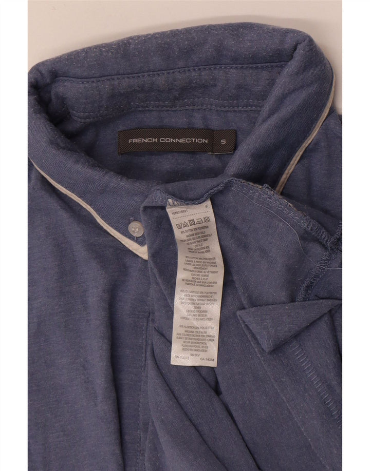 French Connection Herre poloskjorte lille blå bomuld