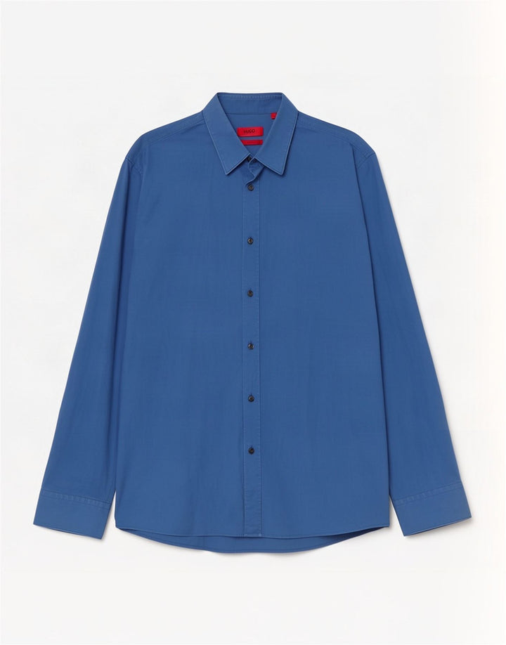 Hugo Boss Herre Slim Fit Skjorte Stor Blå