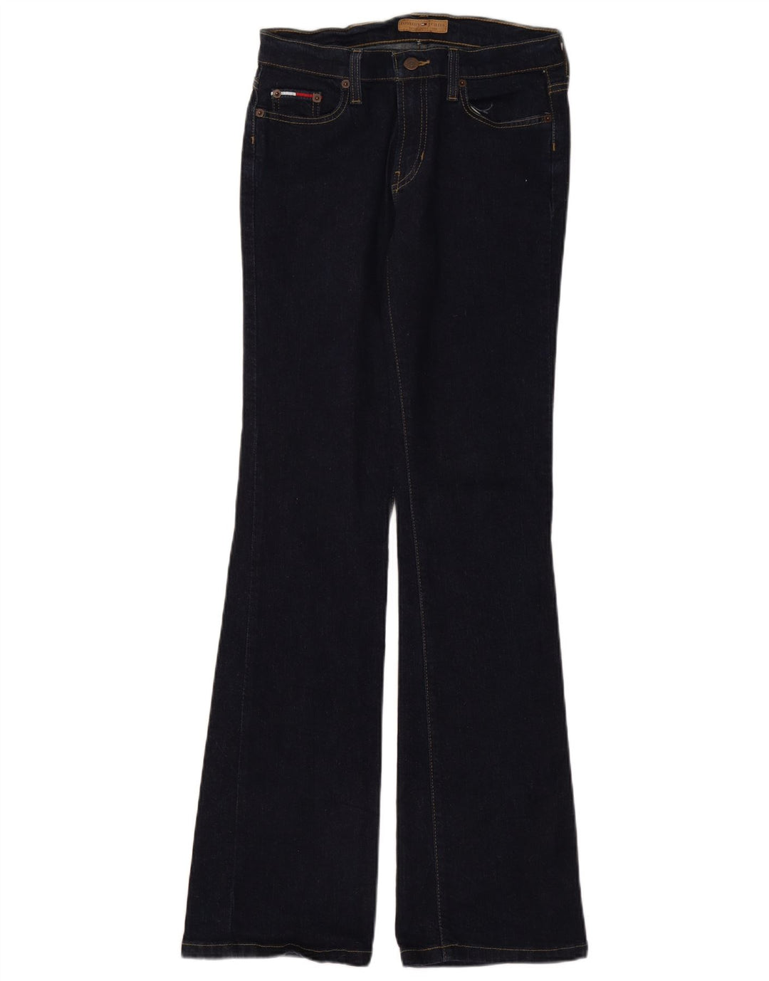 Tommy Hilfiger Dame Bootcut Jeans W30 L34 Marineblå Bomuld