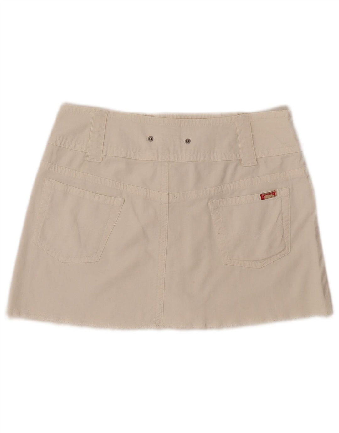 Guess Dame Denim Mini Nederdel Medium W32 Hvid