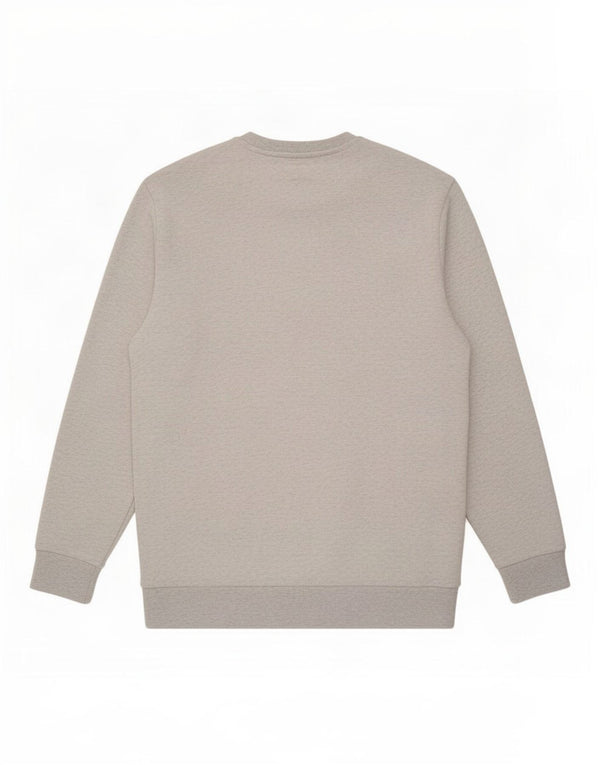Adidas Herre grafisk sweatshirt Jumper Medium Grey Flecked